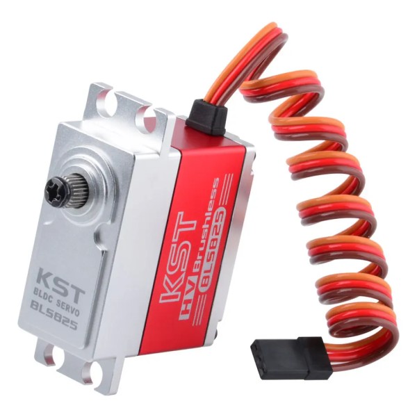 Original KST BLS825 V8.0 0.11sec 35kg HV Brushless Digital Standard Motor Metal for Helicopter RC Car Robot Arm Applications